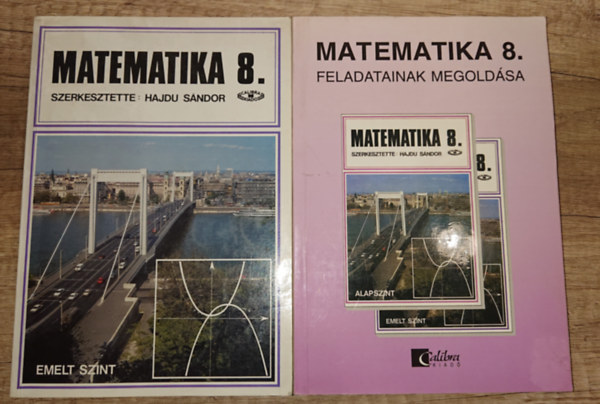 Hajdu Sándor (szerk.) - 2 matematika tankönyv 8-osoknak: Matematika 8., Matematika 8. feladatainak megoldása