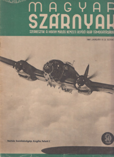 J�nosy Istv�n - Magyar Sz�rnyak IV. �vfolyam 2. sz�m (1941. janu�r 15.)