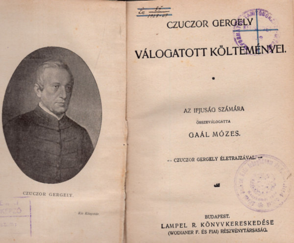 Czuczor Gergely - Czuczor Gergely v�logatott k�ltem�nyei
