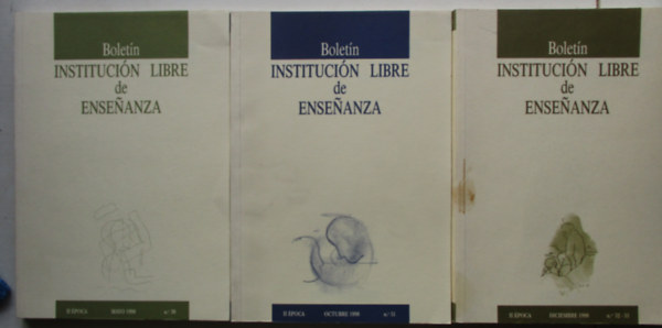 Bolet�n - Instituci�n libre de Ensenanza n.o 30, 31, 32-33