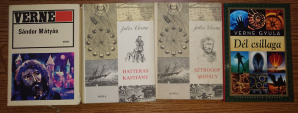 Jules Verne - 4 klasszikus Jules Verne-t�l: S�ndor M�ty�s, Hatteras kapit��ny, Sztrogoff Mih�ly, A D�l csillaga