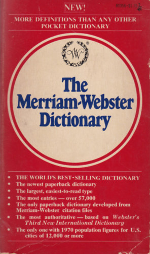 Henry Bosley Woolf  (f�szerk.) - The Merriam-Webster Dictionary