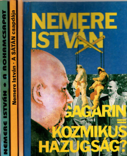 Nemere Istv�n - 4 db Nemere Istv�n ( Aziv�rv�ny-harcos + Rejtelmes �ce�nok + Gr�nitmez�n + A vil�g minden igazs�ga )