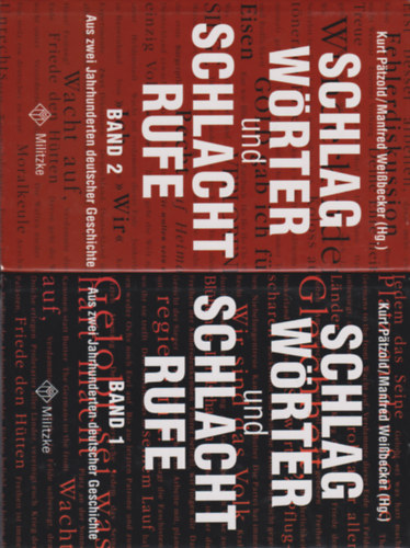 Weißbecker Manfred Kurt Pätzold - Schlagwörter und Schlachtrufe I-II.