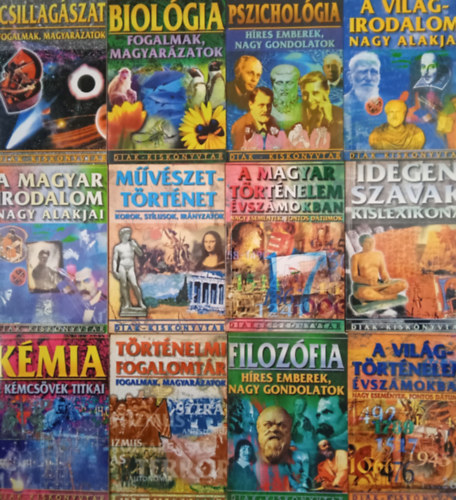 Bkei LszlnBarcs Mikls, Lehmann Mikls, Szke Csilla - 13 db. Dik Kisknyvtr ktet - 1, 2, 3, 5, 6, 10, 11, 12, 13, 14, 16, 17, 20