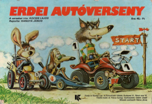 Kocsis Lajos-rajzolta Hangya J�nos - Erdei aut�verseny