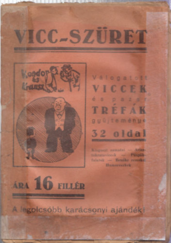 Vicc-szret (Vlogatott viccek s pazar trfk gyjtemnye)