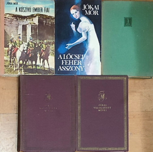 J�kai M�r - 5db J�kai M�r reg�ny (6 m� 5 reg�nyben) - A k�sz�v� ember fiai, Az arany ember, A l�csei feh�r asszony, K�rp�thy Zolt�n, De k�r megv�n�lni/�reg ember nem v�n ember