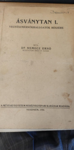 Nemecz Ern� - �sv�nytan I.