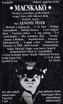 Lengyel Pter - Macskak