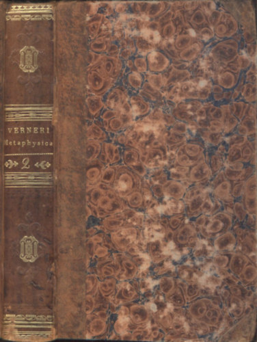 Josephus Verner - Metaphysica, seu gnoseologia... II. rsz