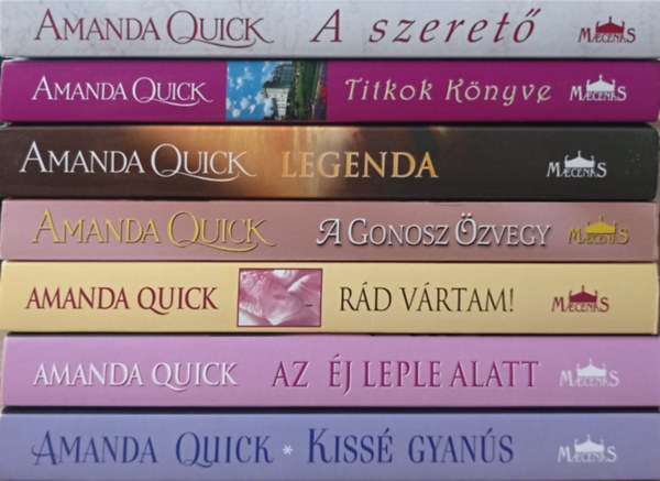 Amanda Quick - Az j leple alatt + Rd vrtam + A gonosz zvegy + Legenda + Titkok knyve + A szeret + Kiss gyans