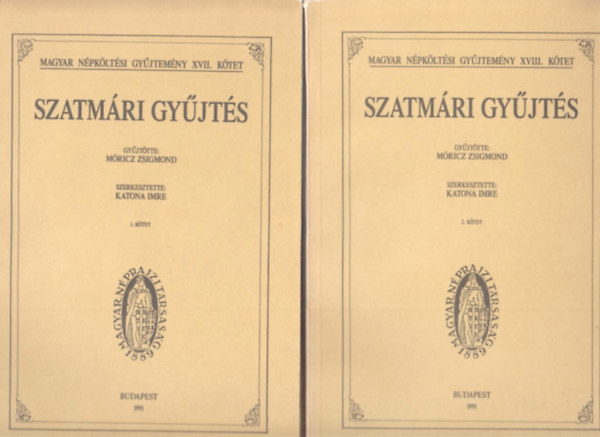 M�ricz Zsigmond  (szerk.) - Szatm�ri gy�jt�s I-II.
