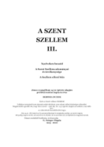 Bertha Dudde - A szent szellem III. - Pr�f�tai tan�t�sok 25.