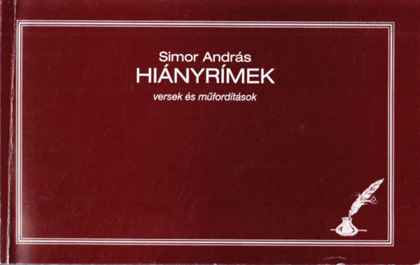 Simor Andrs - Hinyrmek - versek s mfordtsok