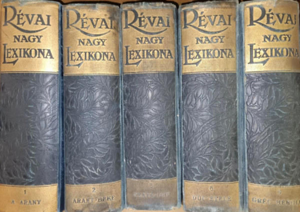 R�vai Nagy Lexikona t�red�k k�tetek