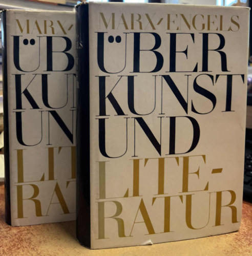 Marx-Engels - �ber kultur asthetik literatur I-II. (A kult�r�r�l, az eszt�tik�r�l �s az irodalomr�l I-II.) n�met nyelven