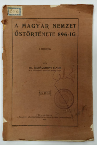 DR. Karcsony Jnos - A magyar nemzet strtnete 896-ig