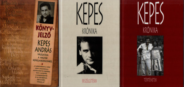 Kepes Andr�s - 3 db Kepes Andr�s: T�rt�netek, Besz�lget�sek, V�logat�s a Magyar novellairodalomb�l.