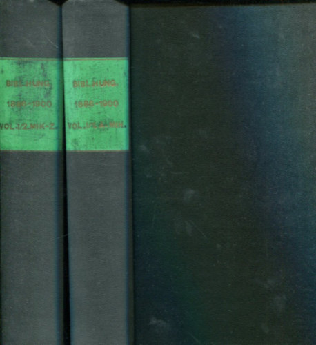 Petrik G�za  (szerk.) - Magyar k�nyv�szet 1886-1900 I/1-2