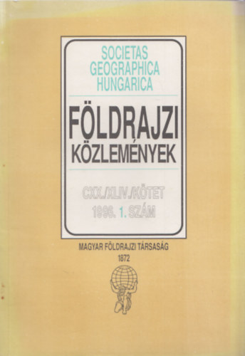 Földrajzi közlemények 1996/1-4. (Teljes évfolyam lapszámonként)