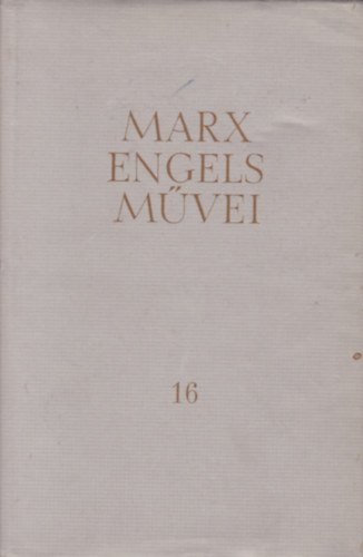 Karl Marx s Friedrich Engels mvei 16. 1864-1870