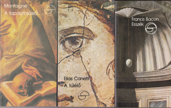 3 db a Mrleg sorozatbl: Bacon:Esszk + Canetti:A tll + Montaigne:A tapasztalsrl