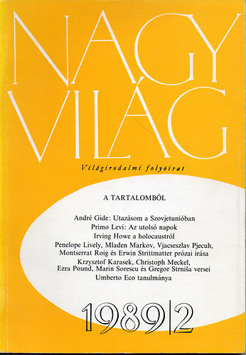 Nagy vilg 1972/7 - Vilgirodalmi folyirat