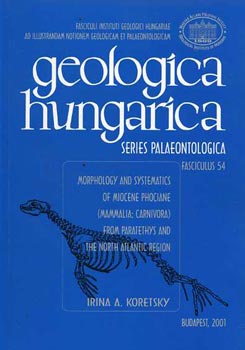 Irina A. Koretsky - Geologica hungarica - Series Palaeontologica - Fasciculus 54