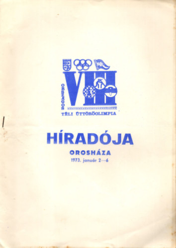 Orsz�gos T�li �tt�r�olimpia h�rad�ja - Orosh�za 1973. janu�r 2-6