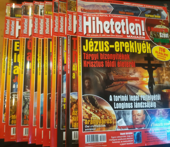 11 db Hihetetlen! Magazin 2018-as �vfolyamb�l!