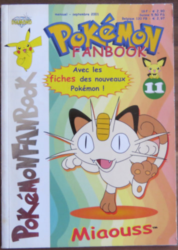 Pokémon Fanbook 11. - septembre 2001 (francia nyelvű)