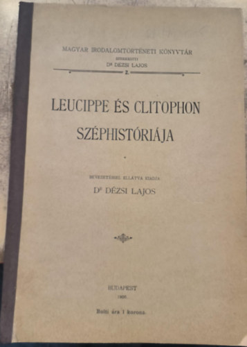 Leucippe s Clitophon szphistrija (1906)