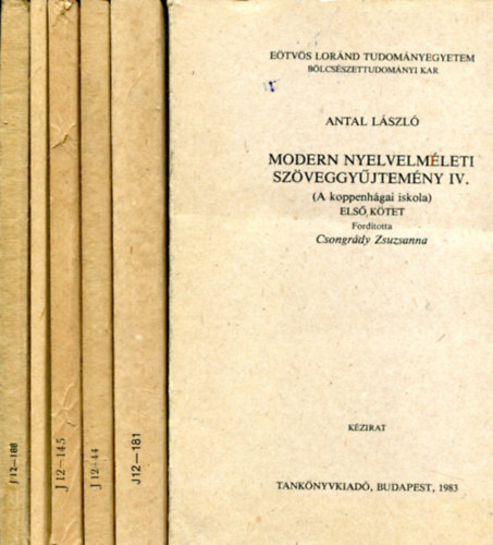 Tbb szerz - 6 db egyetemi kzirat