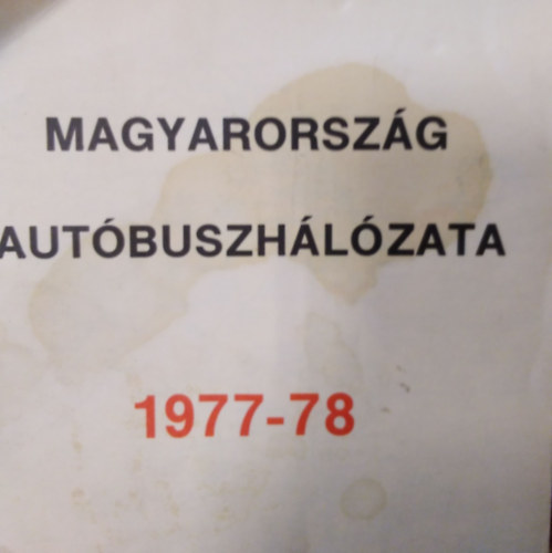 Magyarorszg autbuszhlzata 1977-78