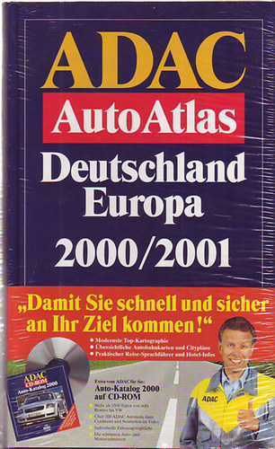 ADAC AutoAtlas Deutschland  und Europa 2000/2001