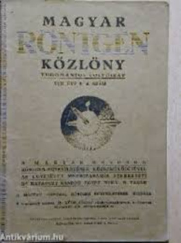 Magyar röntgen közlöny - Tudományos folyóirat XII-XIII évfolyam (1938-1939)