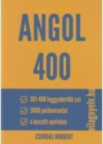 Csords Norbert - Angol 400