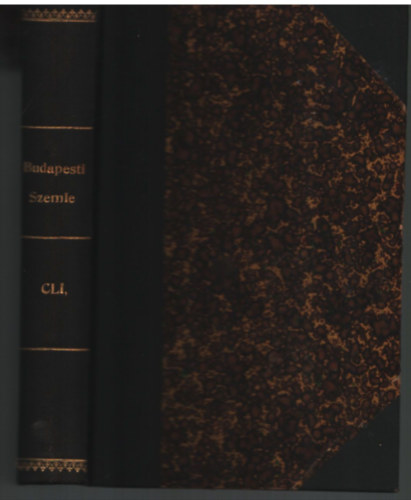 Voinovich G�za  (szerk.) - Budapesti szemle 151. k�tet ( 427., 428., 429. sz�m )