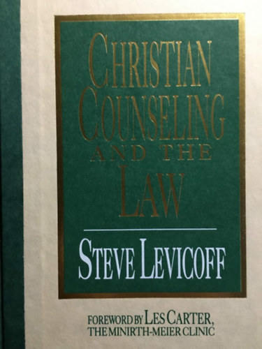 Steve Levicoff - Christian Counseling and the Law