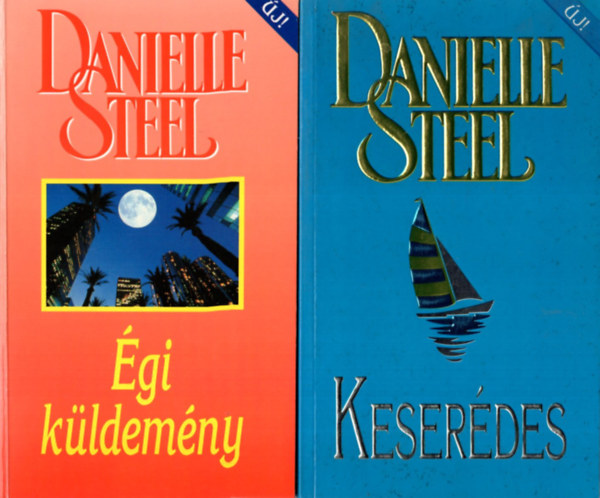 Danielle Steel - 4 db Danielle Steel könyv ( együtt ) 1. Keserédes, 2. Égi küldemény, 3. Tükörkép, 4. Hosszú az út hazáig