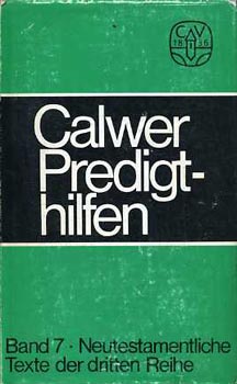 Herbert Breit; Leonhard Goppelt - Calwer predigthilfen - Band 7