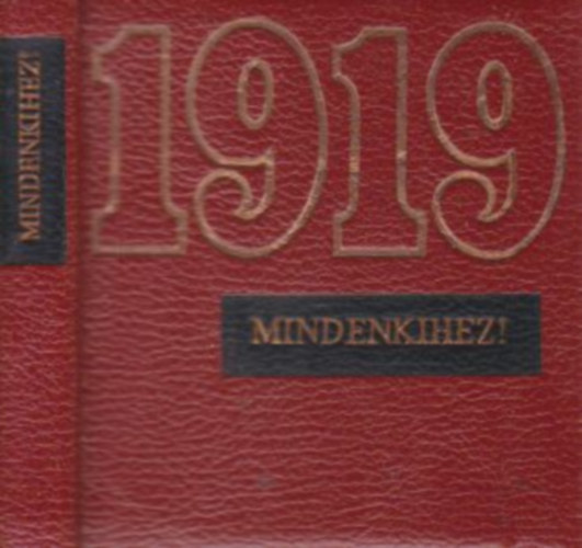 Mindenkihez! (1919.)- miniknyv