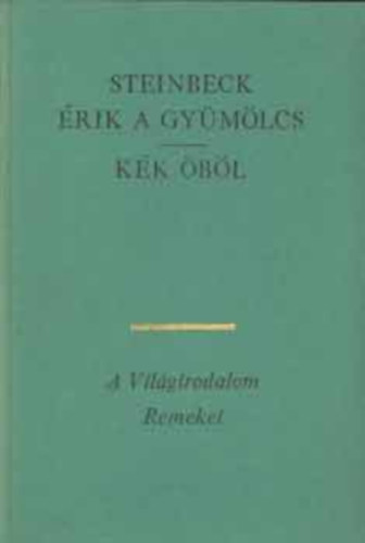 SZERZ John Steinbeck SZERKESZT Vrady Szabolcs FORDT Benedek Marcell Vmosi Pl - rik a gymlcs/Kk bl I-II.  	(Kt m kt ktetben.)