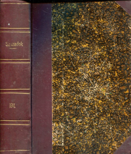 Borovszky Samu dr.  (szerk.) - Szzadok (A Magyar Trtnelmi Trsulat Kzlnye) 1911 teljes vf.