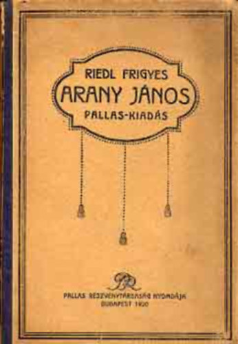 Riedl Frigyes - Arany J�nos