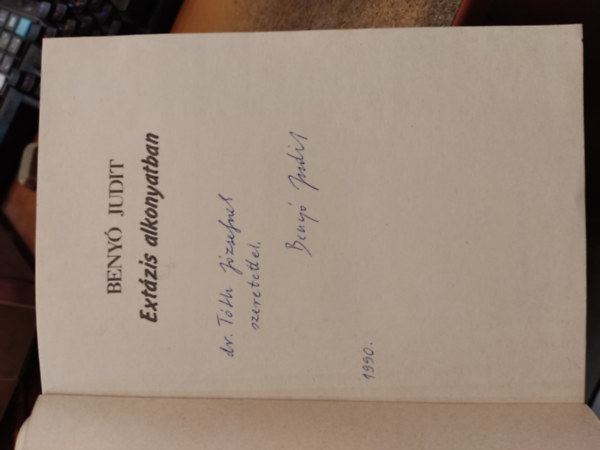 Benyó Judit - Extázis alkonyatban (dedikált)