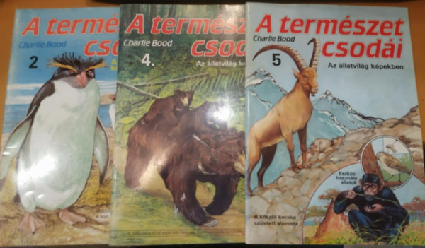 Charlie Bood - 3 db A Termszet csodi (szrvnyszmok)