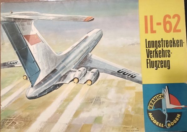 Modell-bogen IL-62. (kiv�ghat� makett, 1: 50)