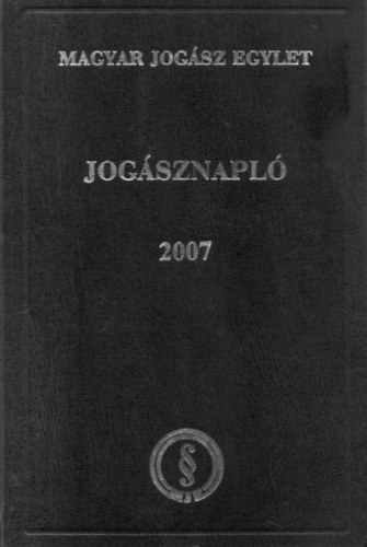 Dr. Benisn dr. Gyrffy Ilona - Jogsznapl 2007
